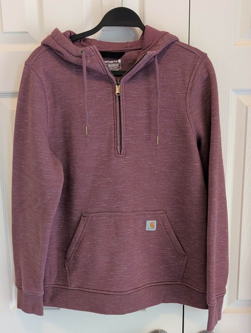 Carhartt Plum Half-Zip Hoodie